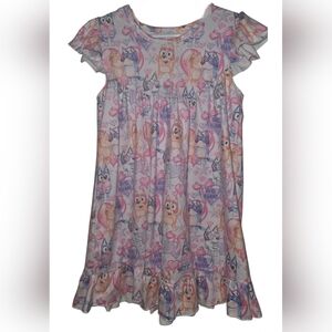 Bluey Milk Silk Dress Short Sleeve Girls Size 3T NWOT